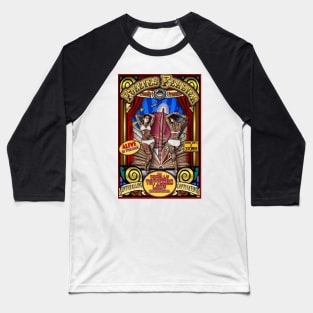 Tattooed Lady Sideshow Poster 2 Baseball T-Shirt